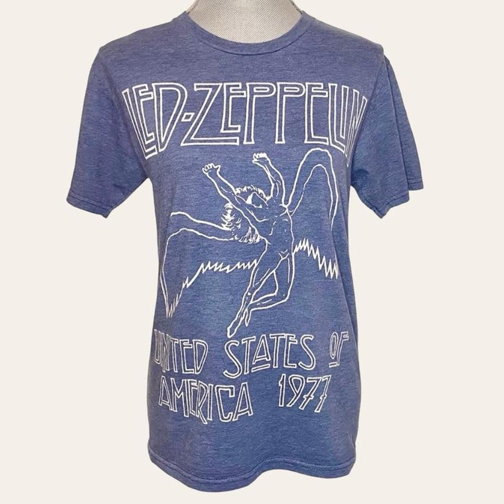 Led Zeppelin United States of America 1977 Graphic Tee Shirt
